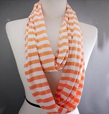 Scarf Striped Infinity